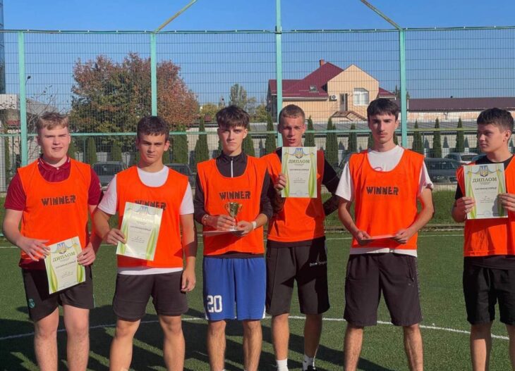 Турнір з футболу серед учнів 5-7 класів.
